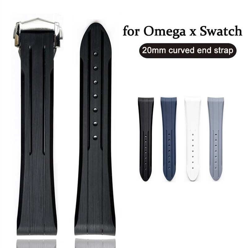 Omega Watch Speedmaster - Bracelet en caoutchouc de 20mm pour