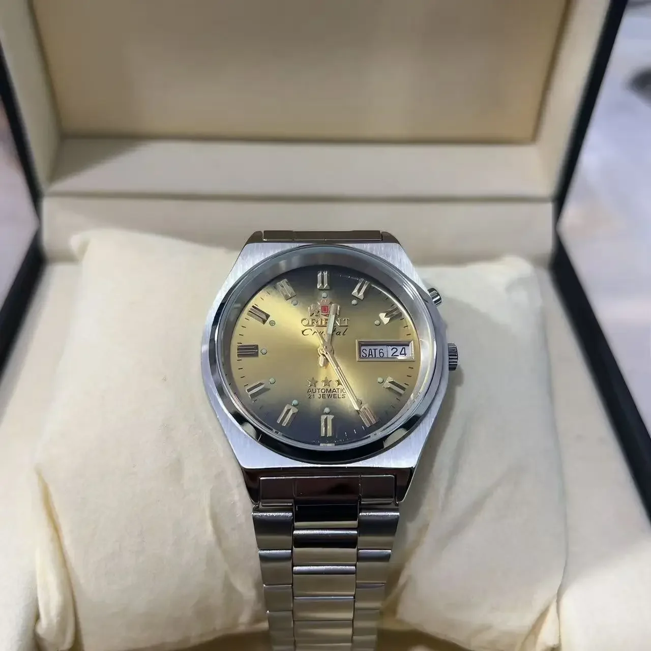 Seiko Watch Presage - Montre mécanique unisexe DFDG 35MM, bracelet