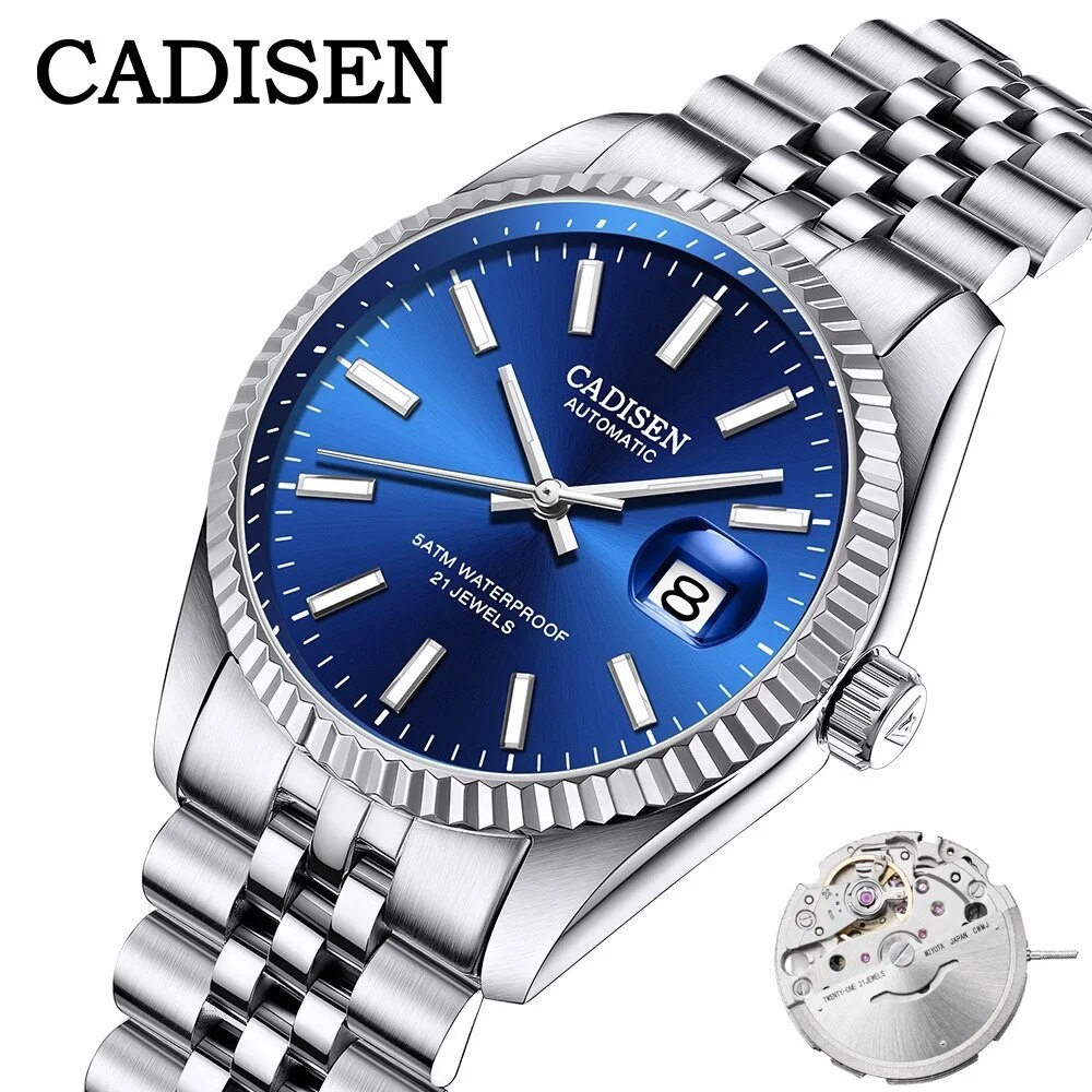 Rolex Watch Datejust - CADISEN hommes montre mécanique haut de
