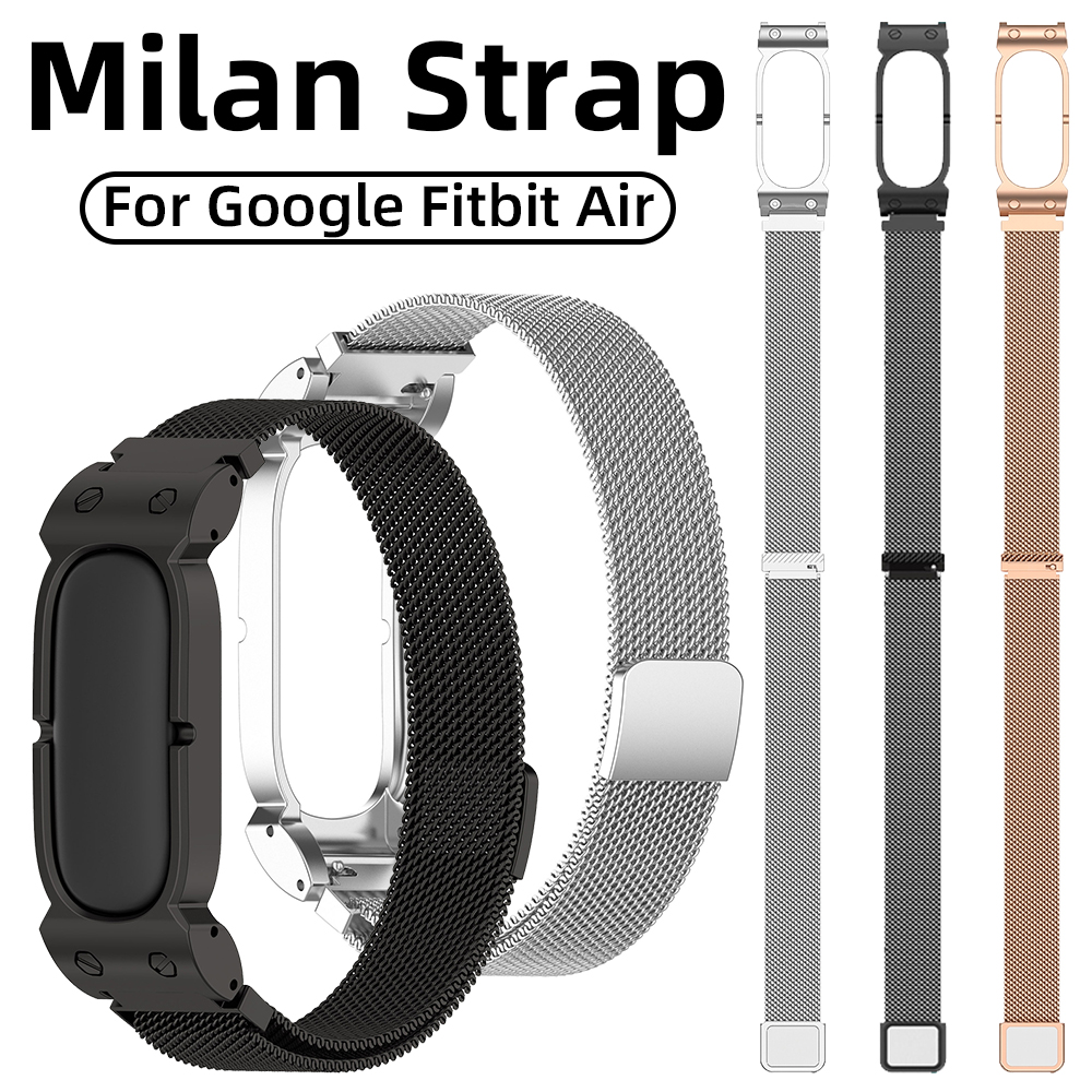Mesh Strap Metal - Bracelet de montre milanais pour Fitbit