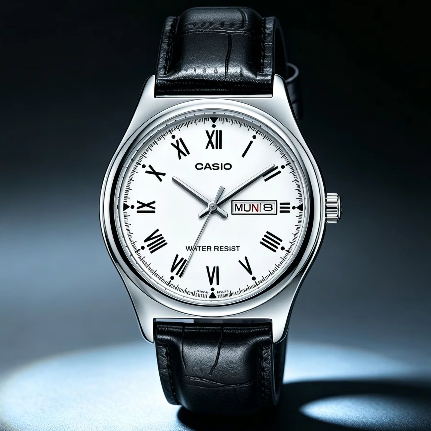 Montre-bracelet analogique pou - Leather Watch Band Men avis et prix