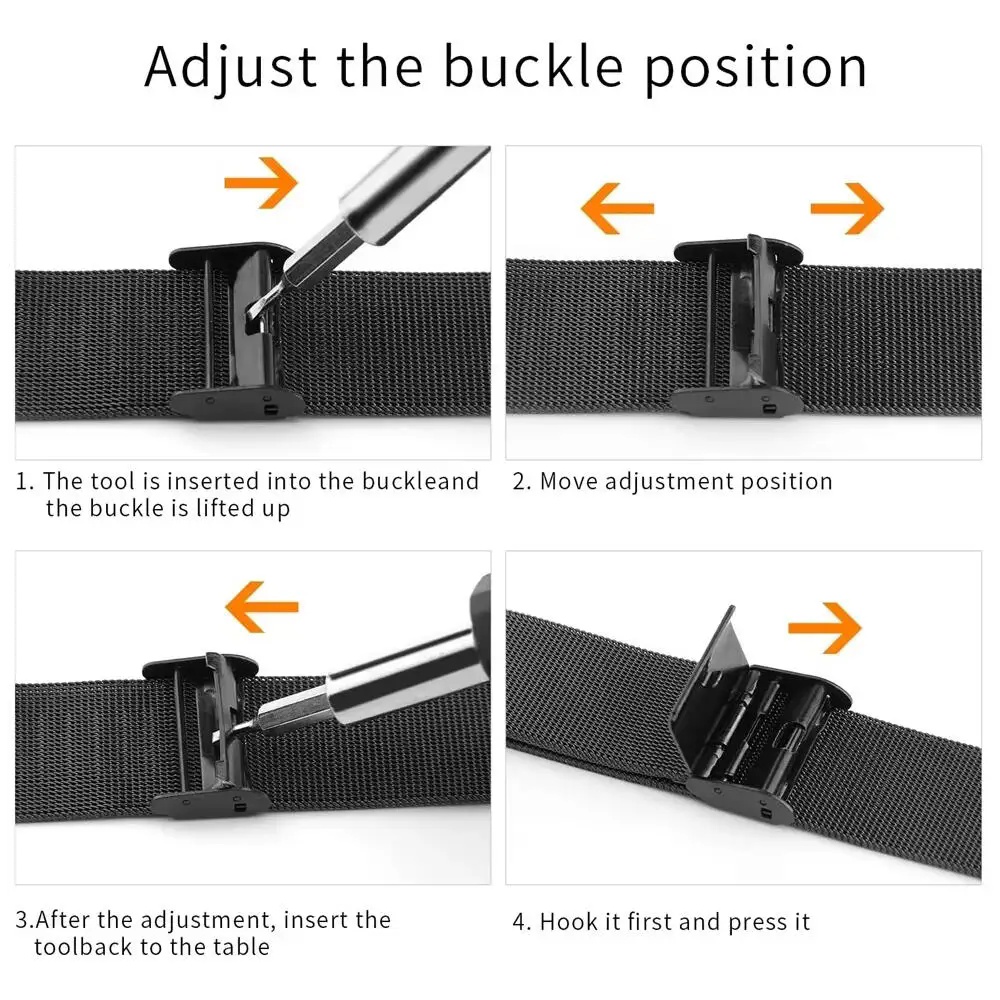 Bandes métalliques pour Fitbit - Mesh Strap Metal avis et prix
